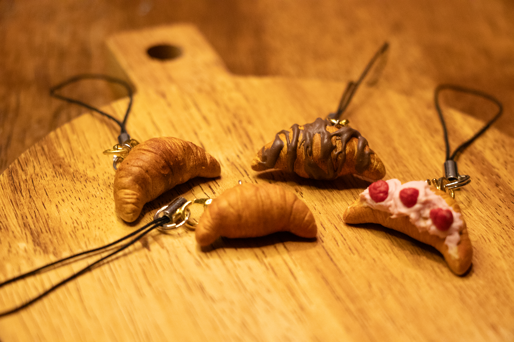 Croissant Keychains