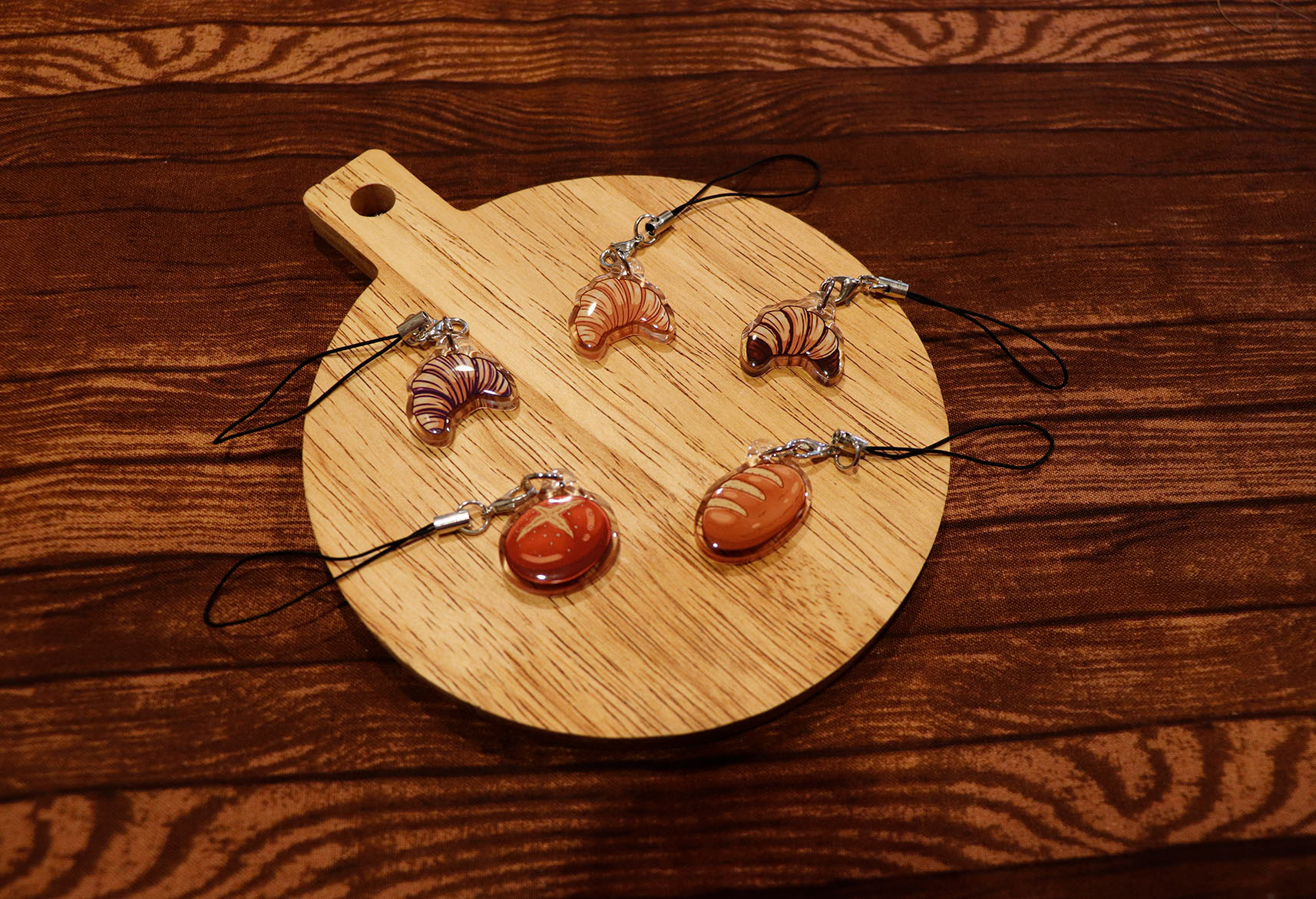 Mini Bread Keychains