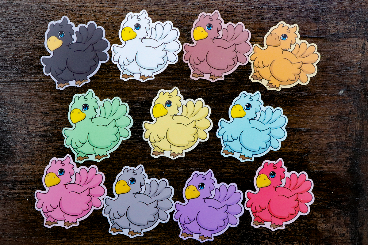 Mystery Chocobo Stickers