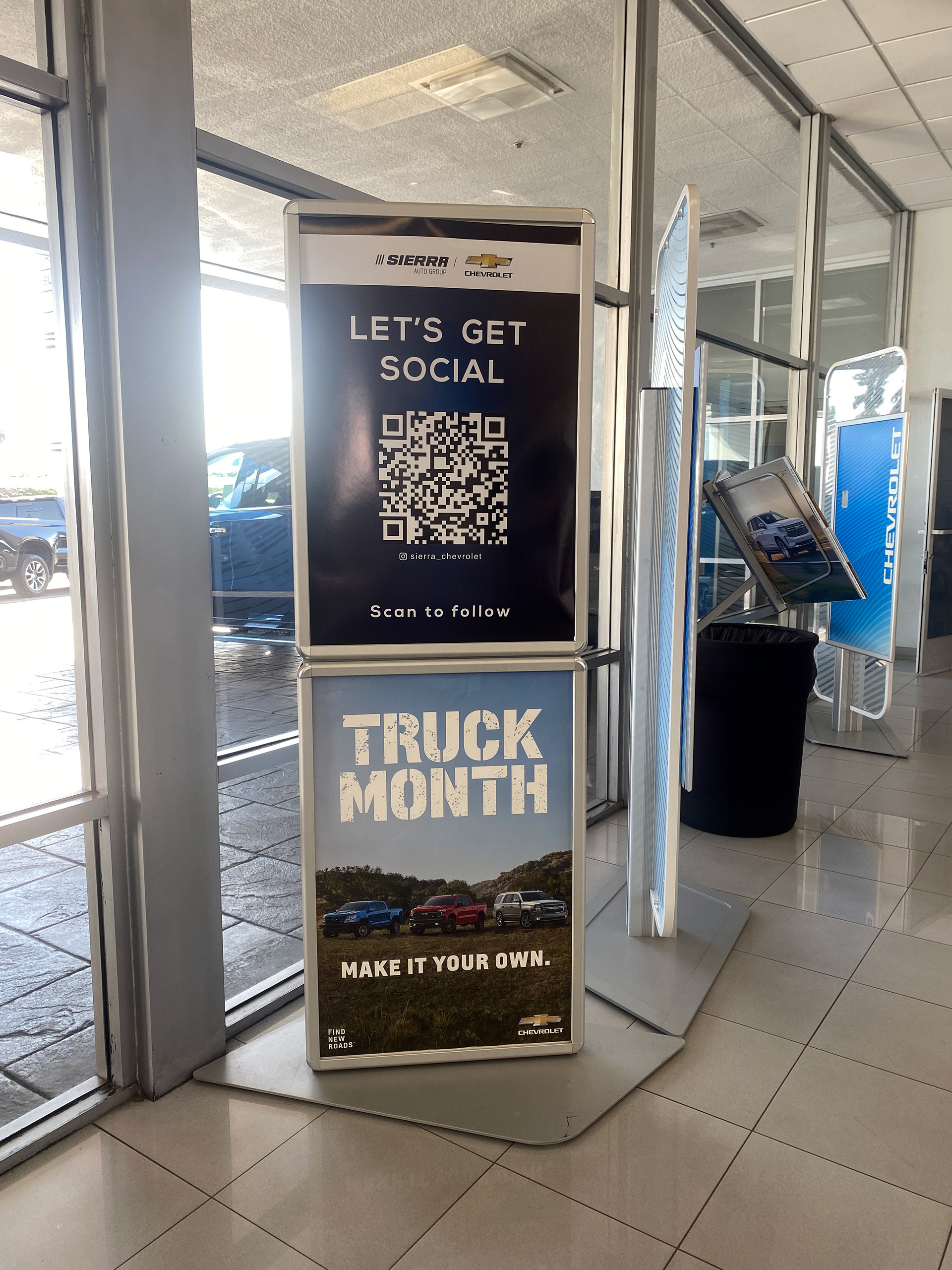 Chevy showroom