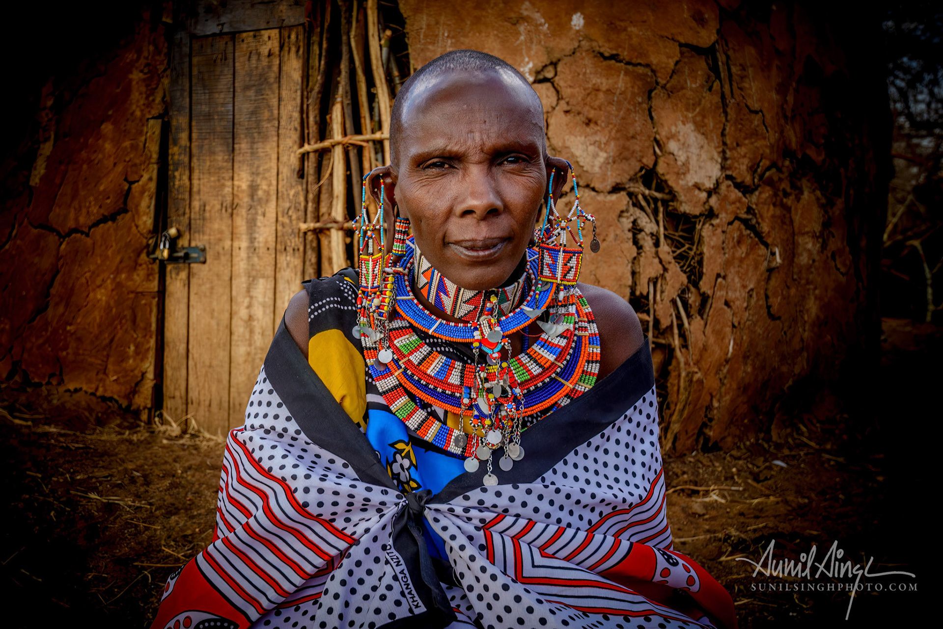 Masai Woman, A Masai village in Selenkay Conservancy, Kenya