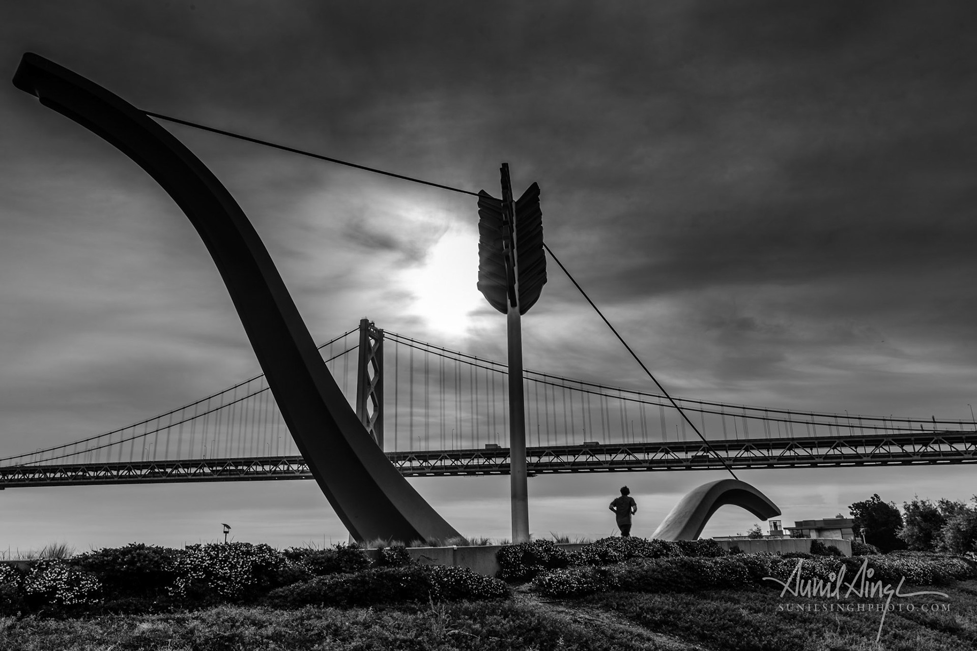 'Cupid's Span' in Rincon Park , San Francisco, USA