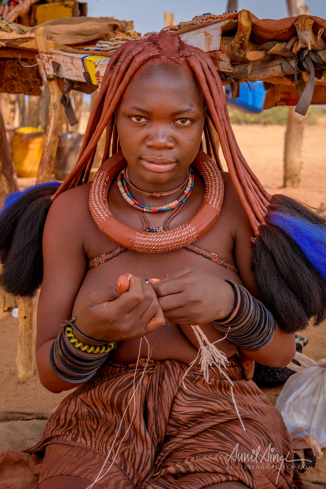 Himba Tribe Woman, Etosha, Namibia
