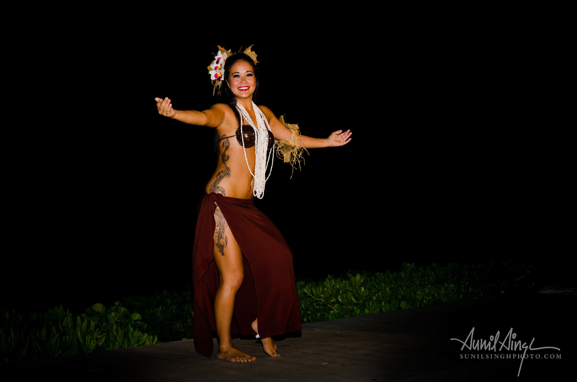 Luau Dance,  Maui, Hawaii, USA