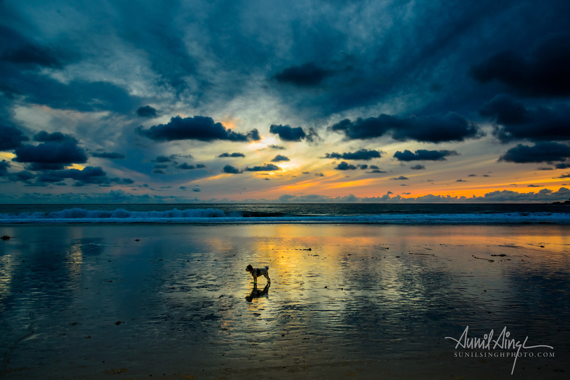 Colors of sunset, Carmel-by-the-Sea, California, USA