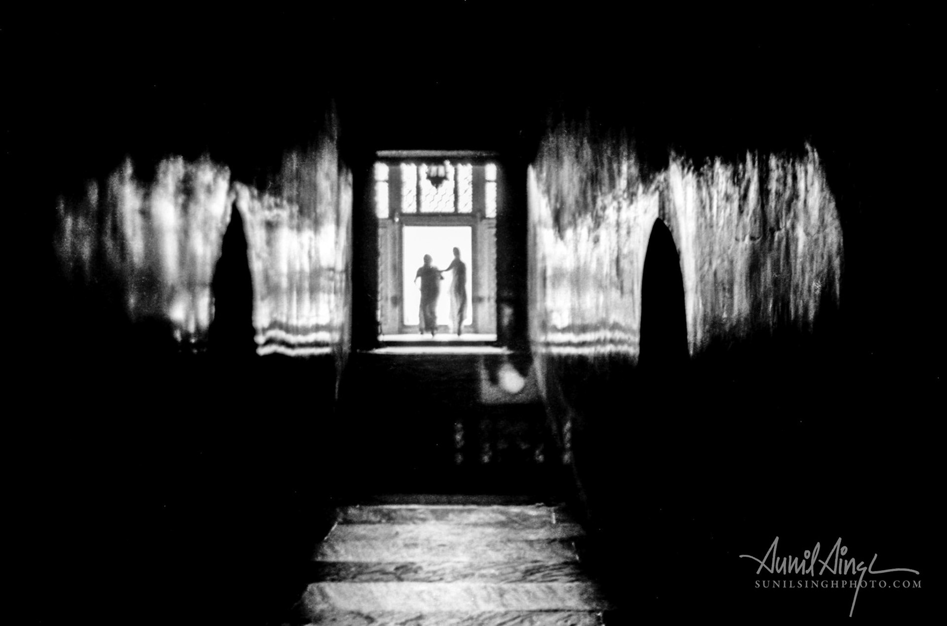 The exit, Agra, India