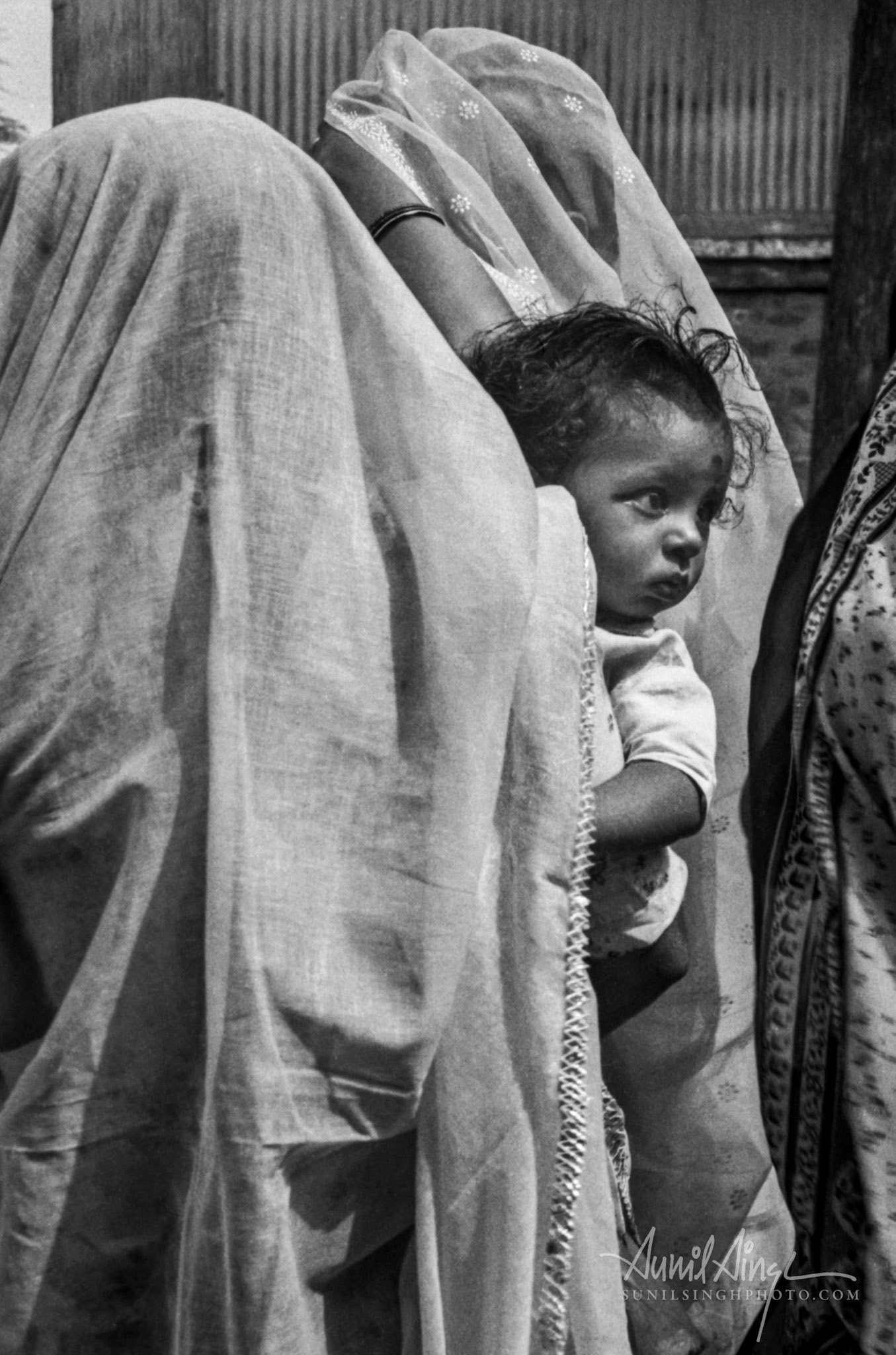 Women and a little girl child, Rajasthan, India