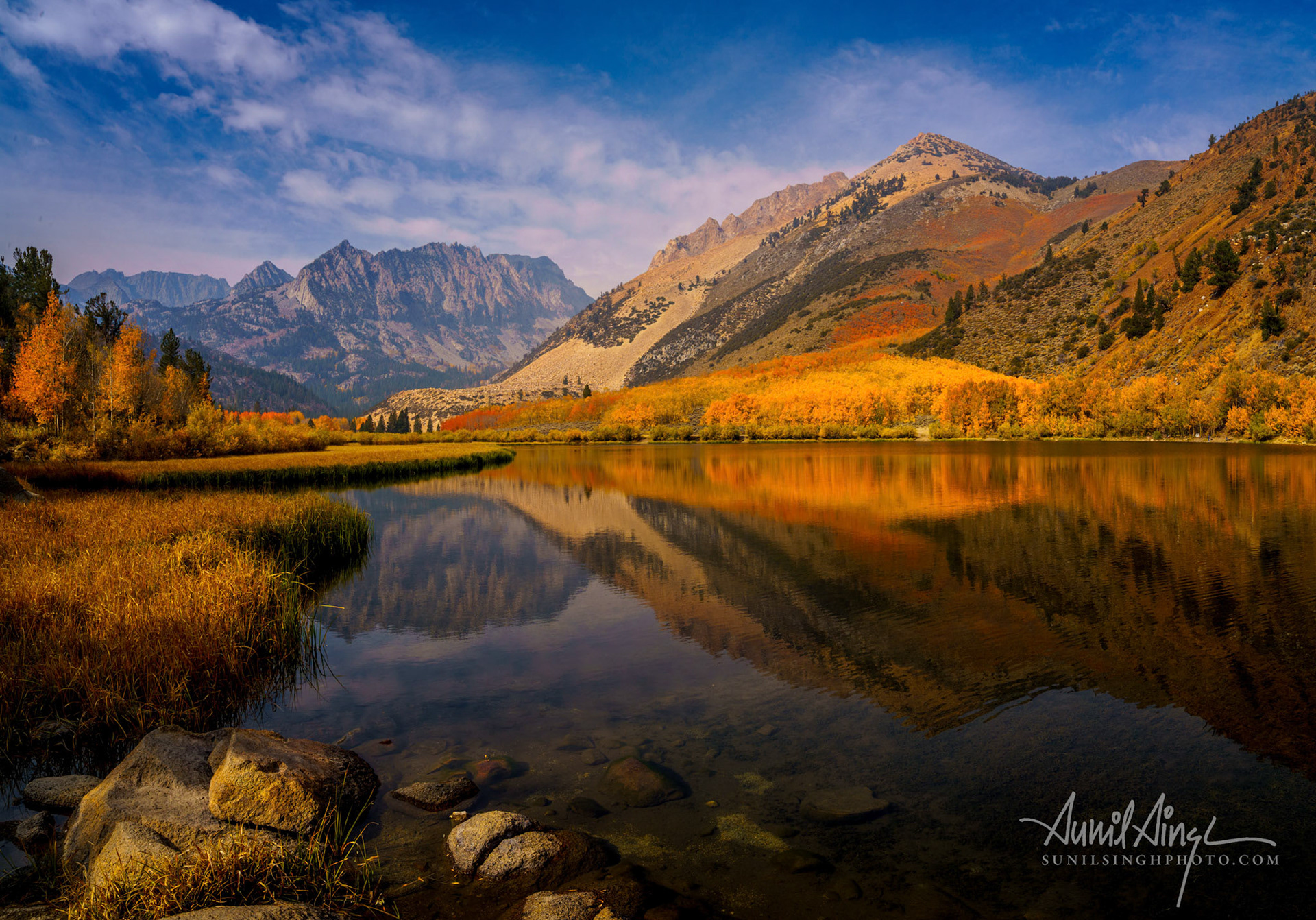 Fall colors, North Lake, CA, USA