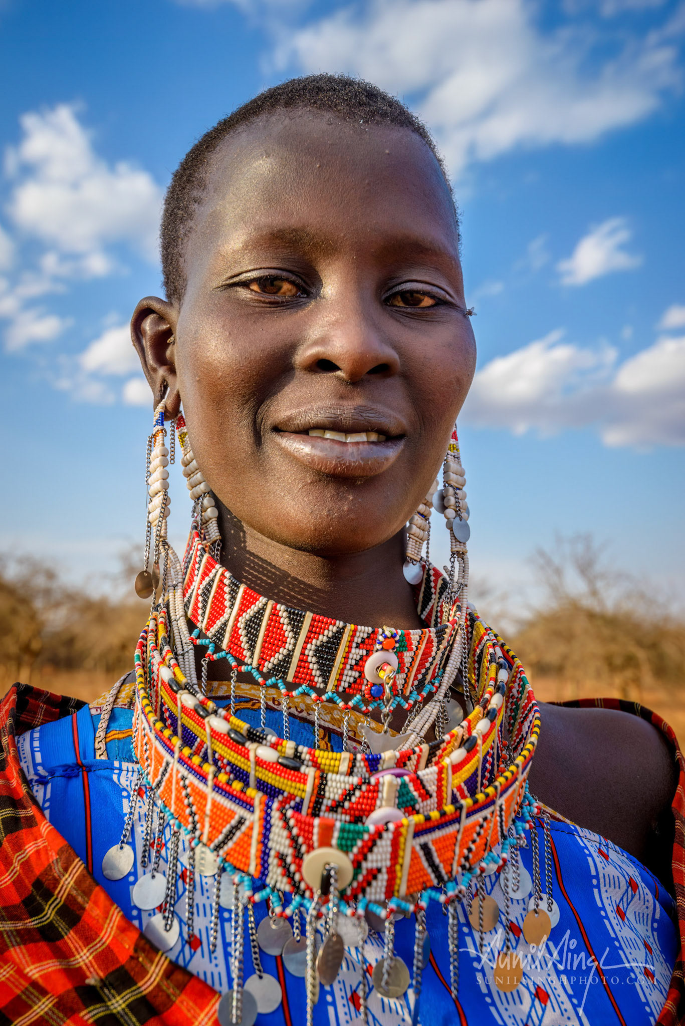 Masai Woman, A Masai village in Selenkay Conservancy, Kenya