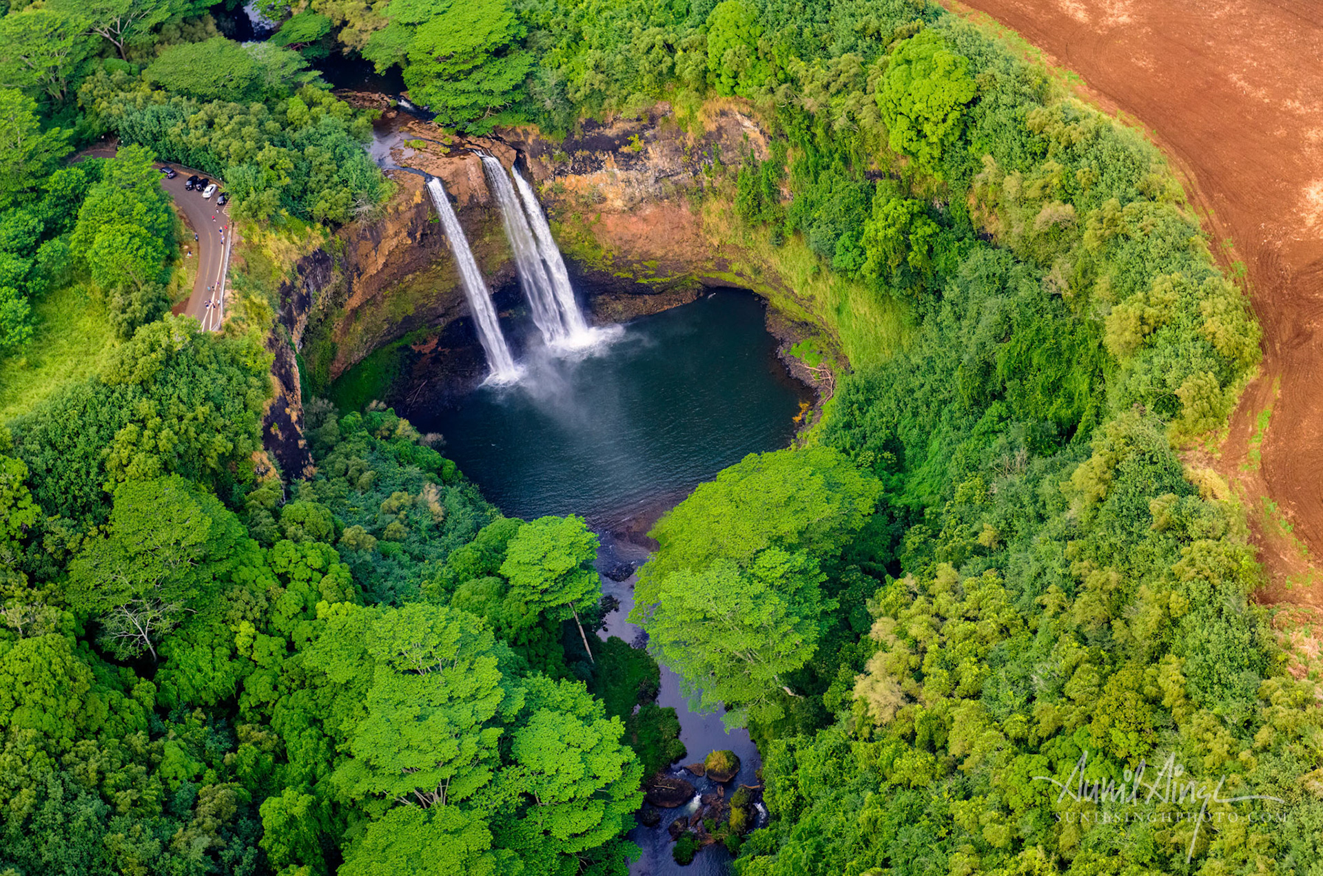 Wailua Falls, Kauai, Hawaii, USA