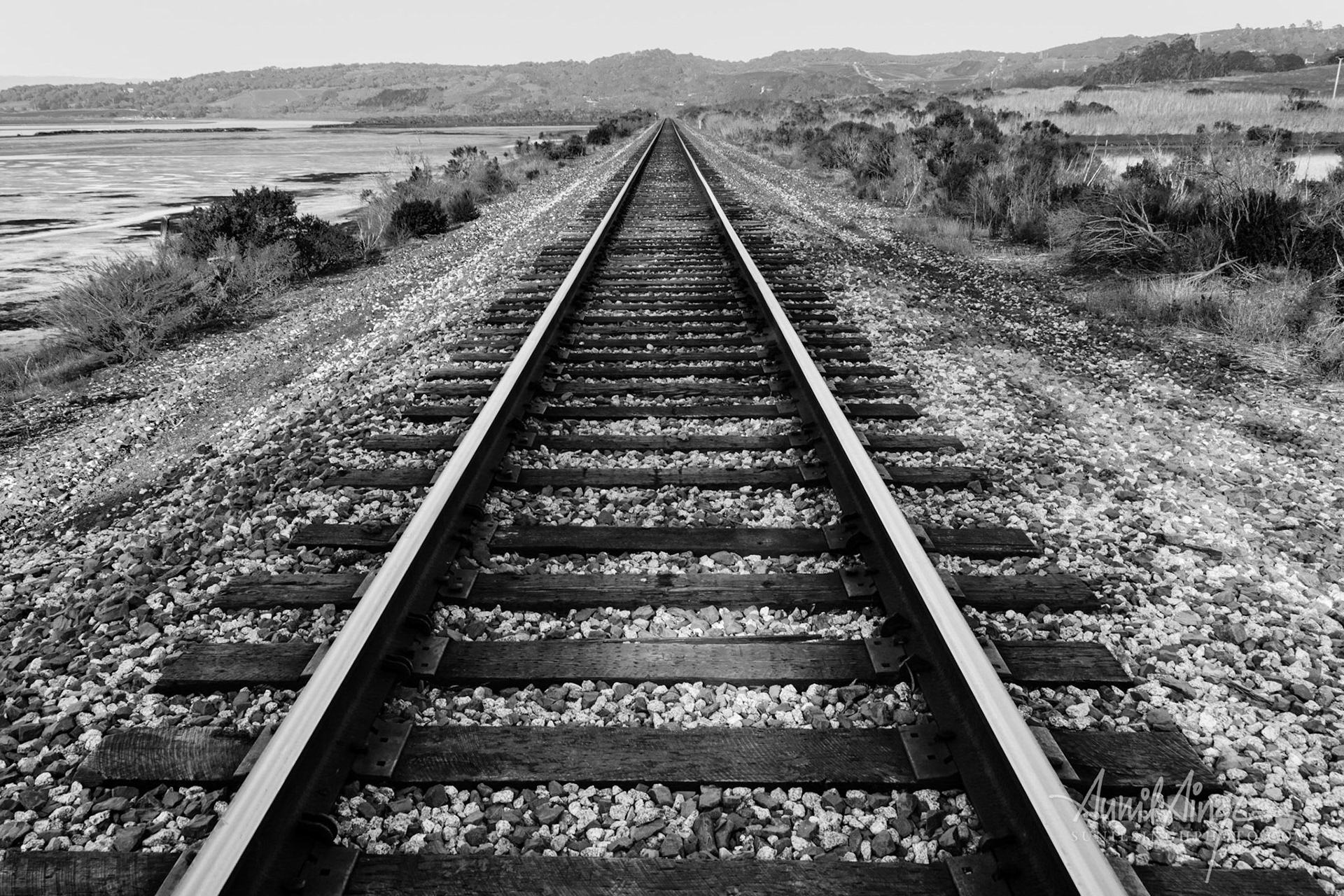 Vanishing Rails, Moss Landing, CA, USA
