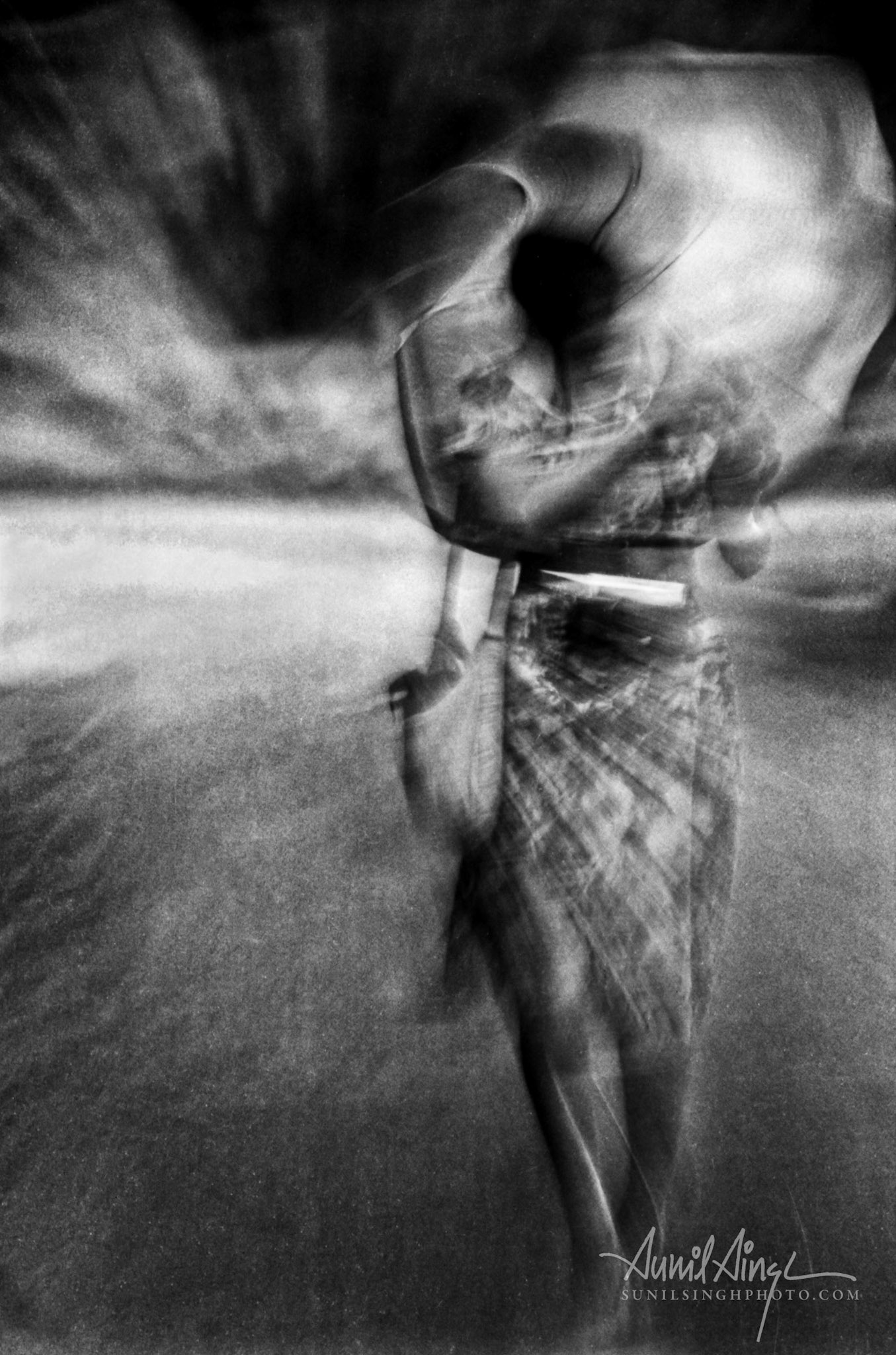 Woman with an umbrella, Mumbai, India