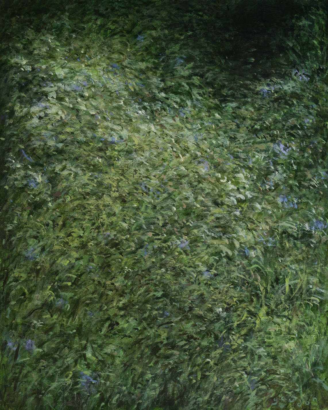 Wildflowers, symphony (2023), acrylic on cellulose, 24 x 30 inches
