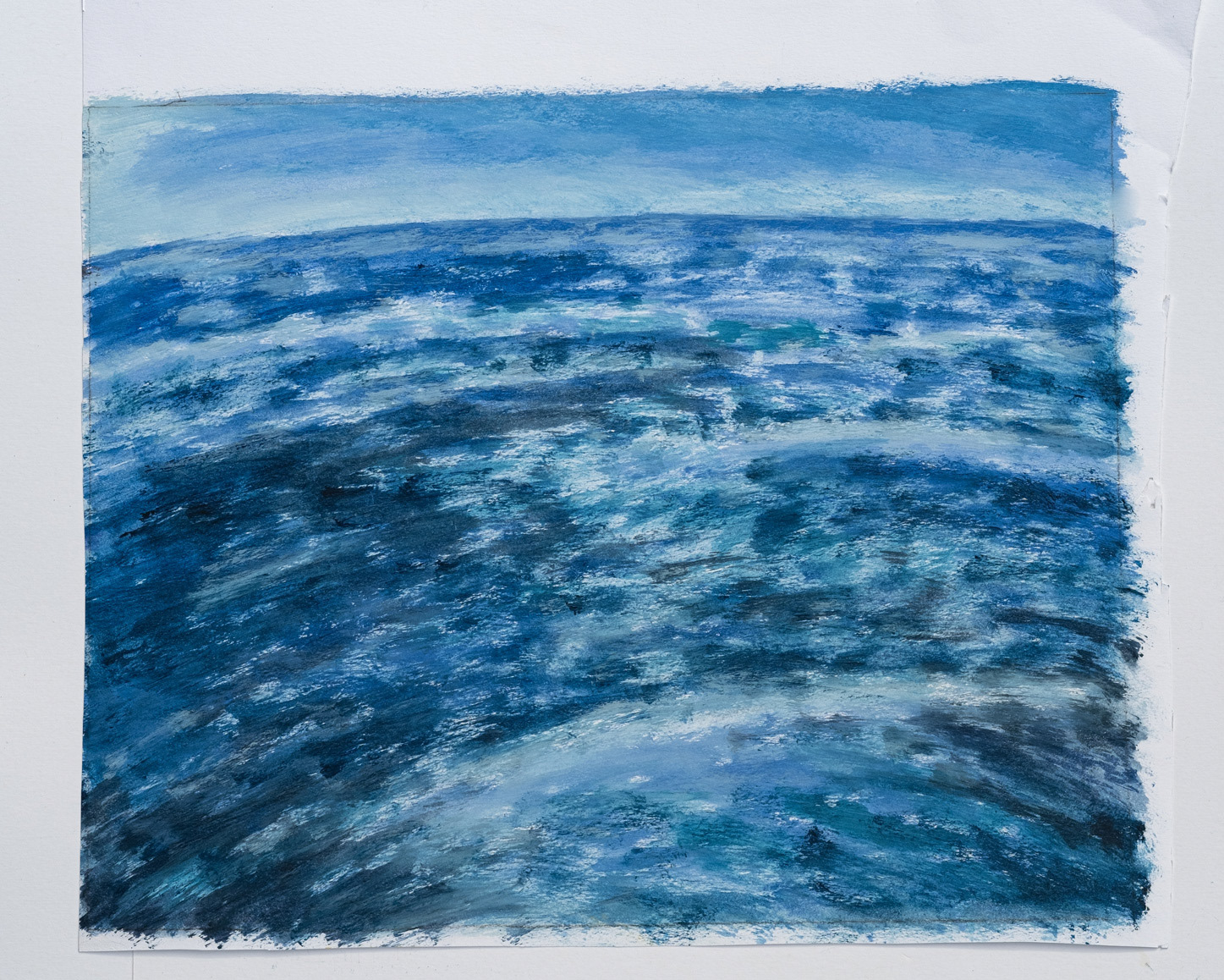 Oil on paper, 20.32x25.4cm (10x8in)