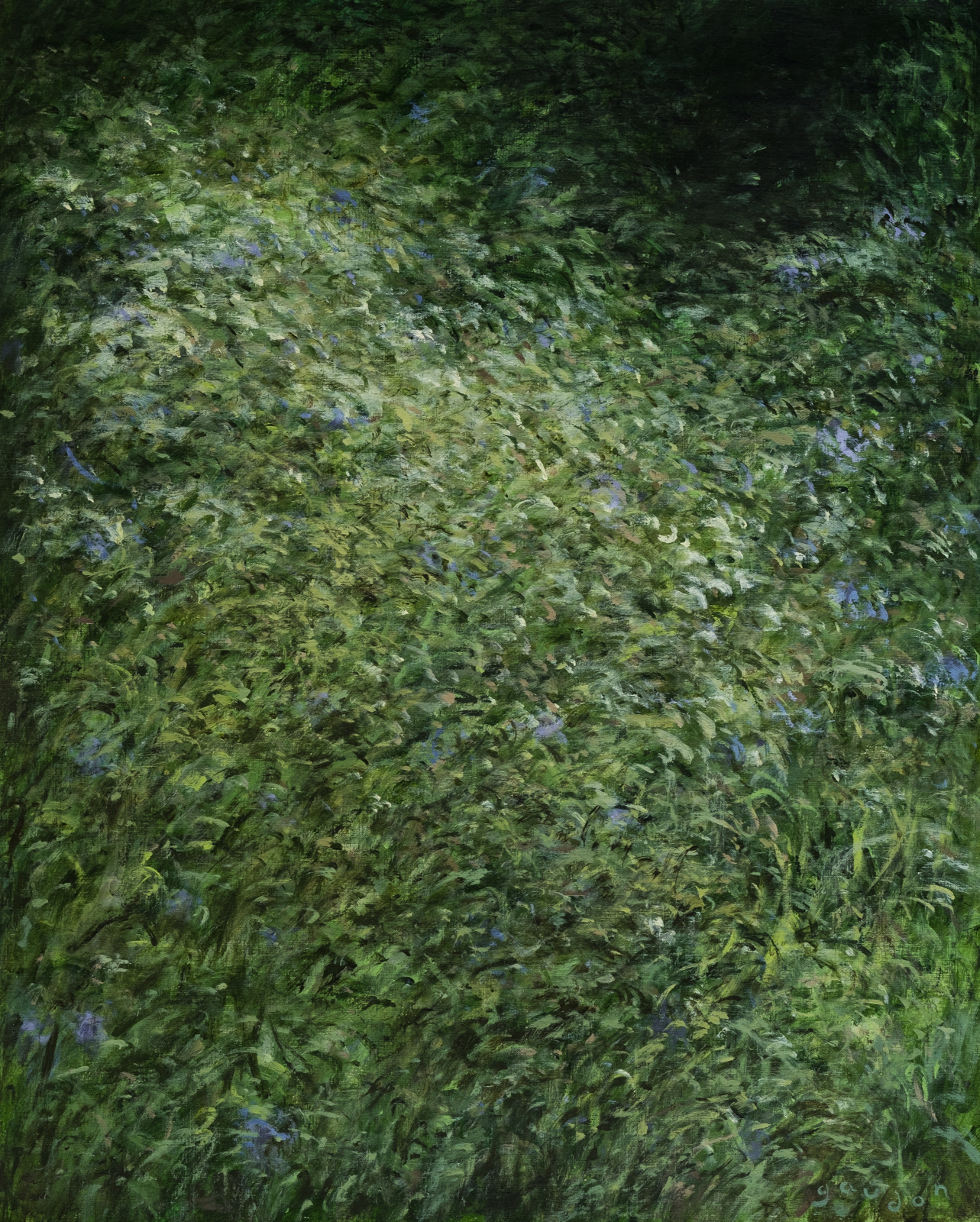 Wildflowers, symphony (2023), acrylic on cellulose mounted on wood, 24 x 30 inches