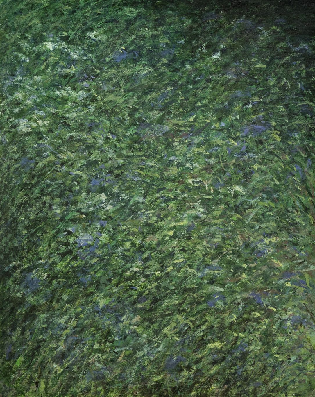 Wildflowers, sway (2023), acrylic on cellulose, 19 x 24 inches