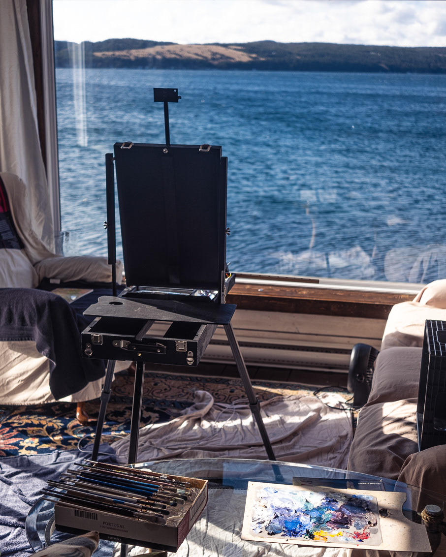 Working in Bareneed, Newfoundland, Canada