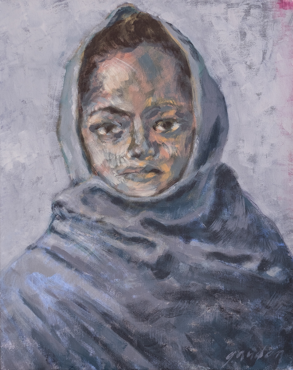 Faith (2014), acrylic on canvas, 16x20in