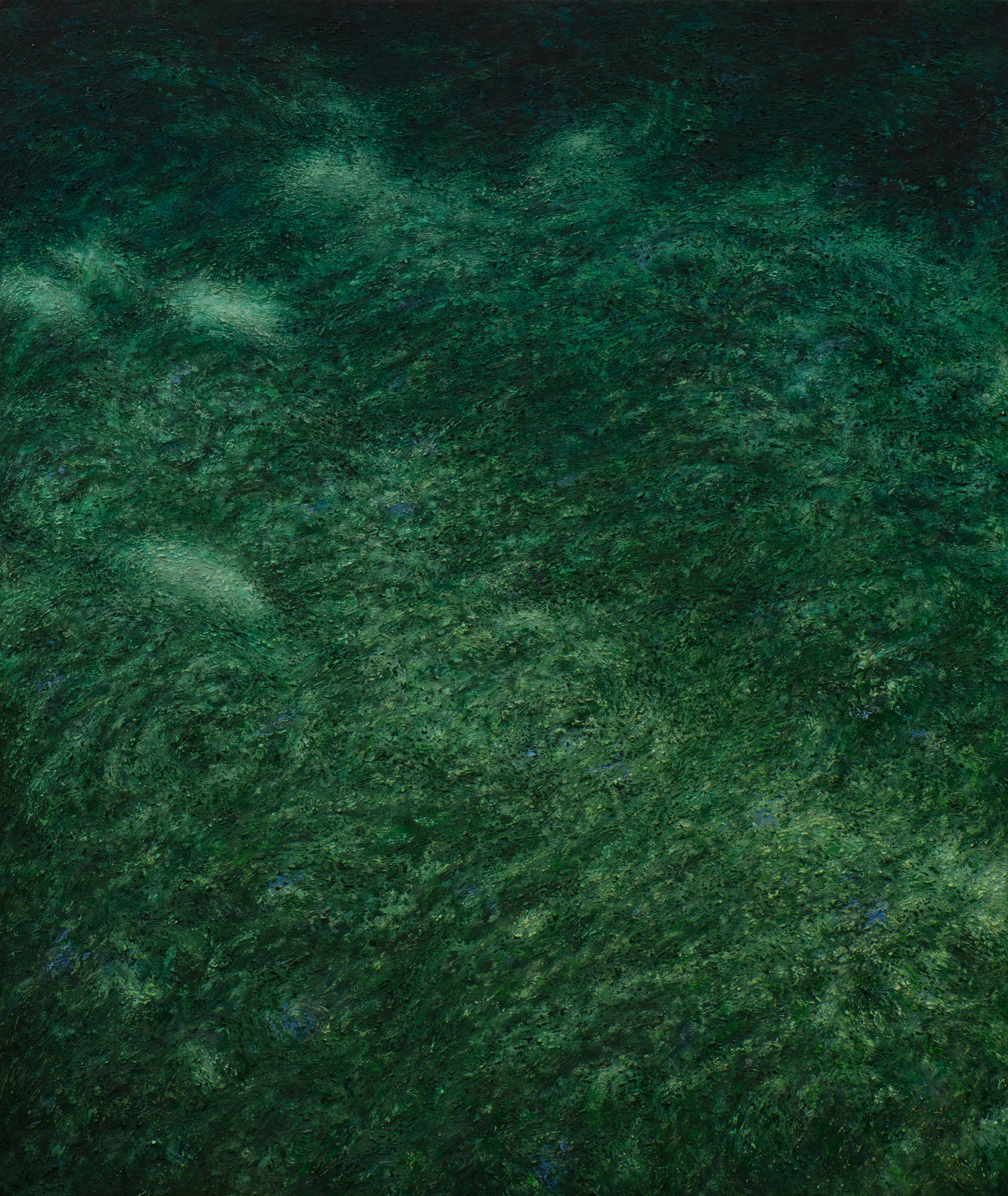 Land and sea vii (2024), oil on canvas, 34 x 40 inches