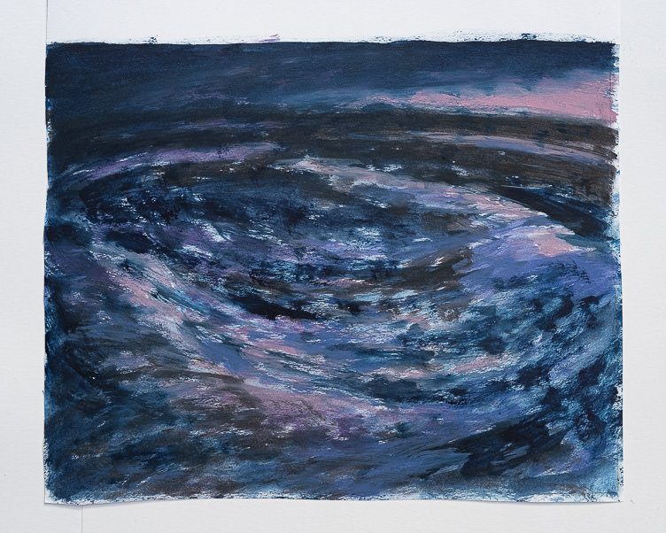 Oil on paper, 20.32x25.4cm (10x8in)