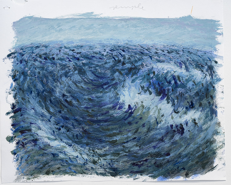 Oil on paper, 20.32x25.4cm (10x8in)