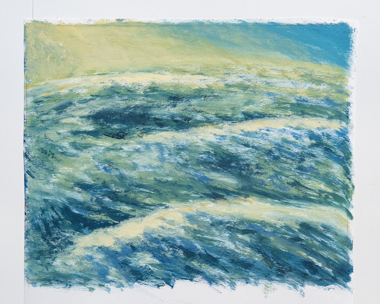 Oil on paper, 20.32x25.4cm (10x8in)