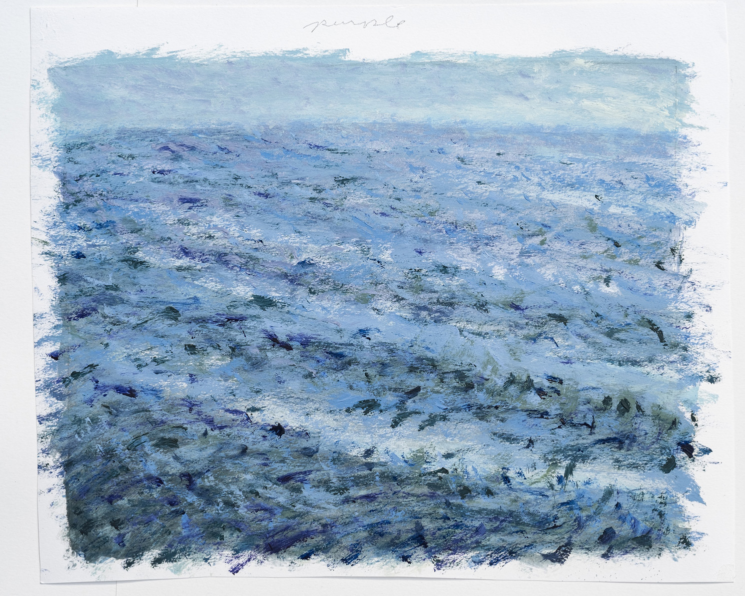 Oil on paper, 20.32x25.4cm (10x8in)