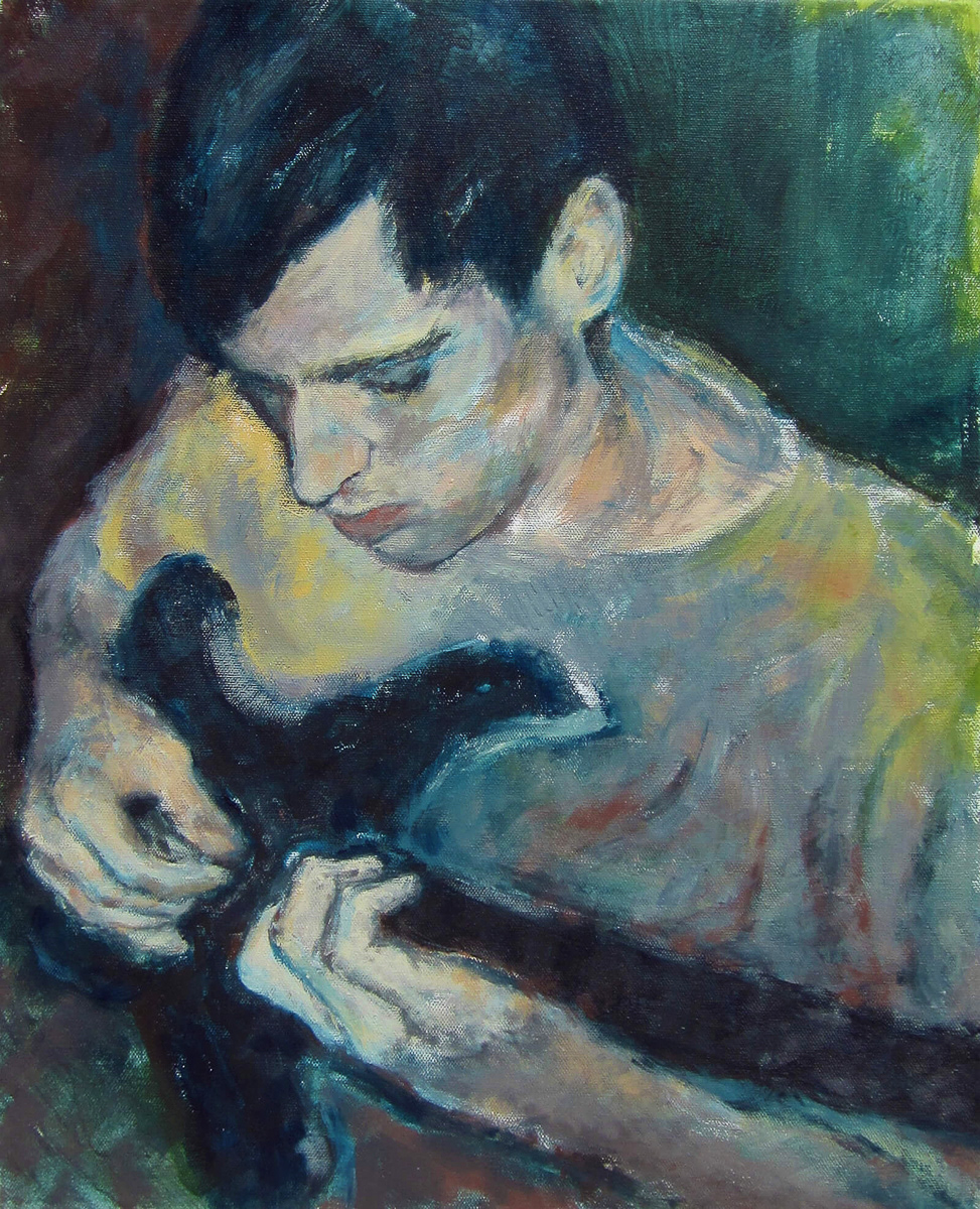 James (2014), acrylic on canvas, 16x20in