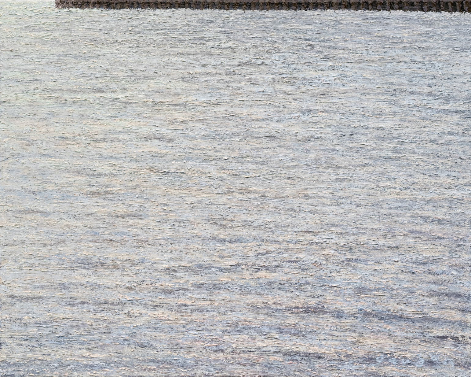 Lake Huron, sunset (2022), oil on canvas, 50.8x40.64cm (20x16in)