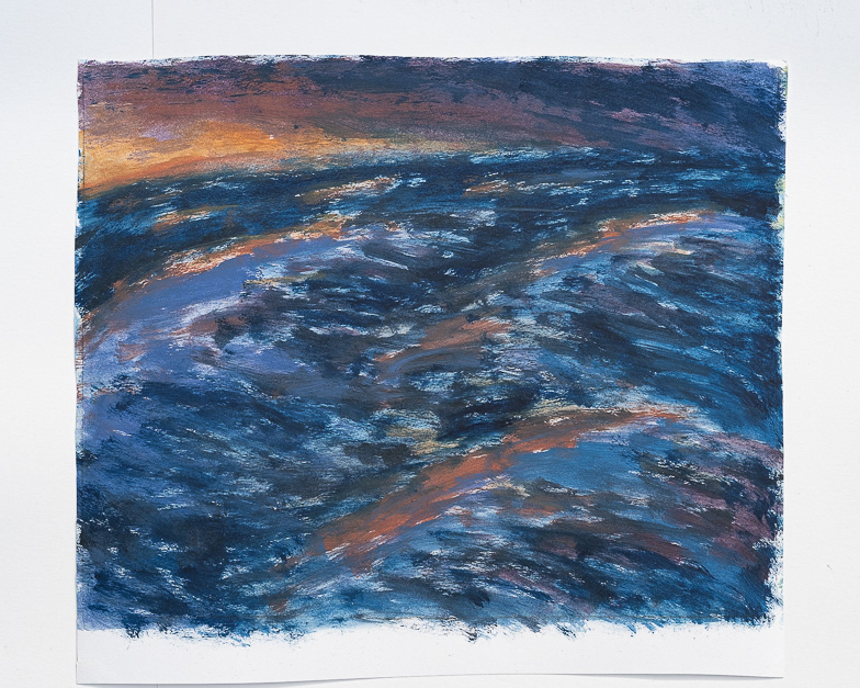 Oil on paper, 20.32x25.4cm (10x8in)