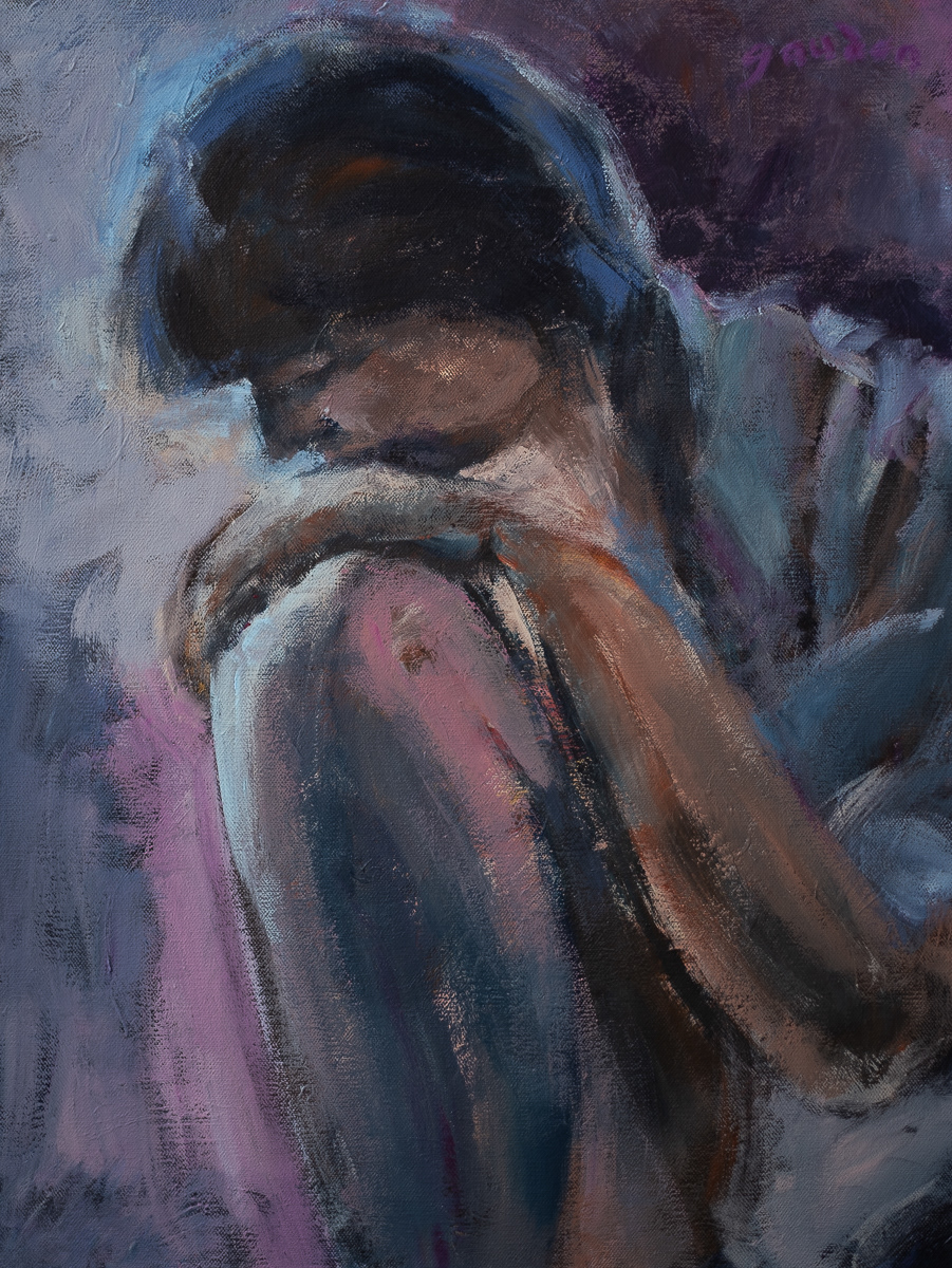 Sunlight (2019), acrylic on canvas, 18x24in