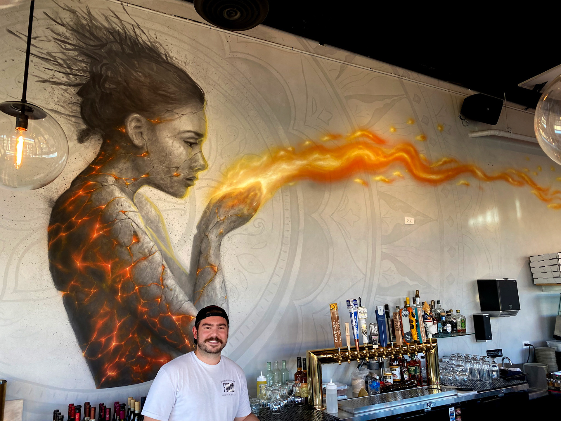 Super cool vibe with the finished artwork