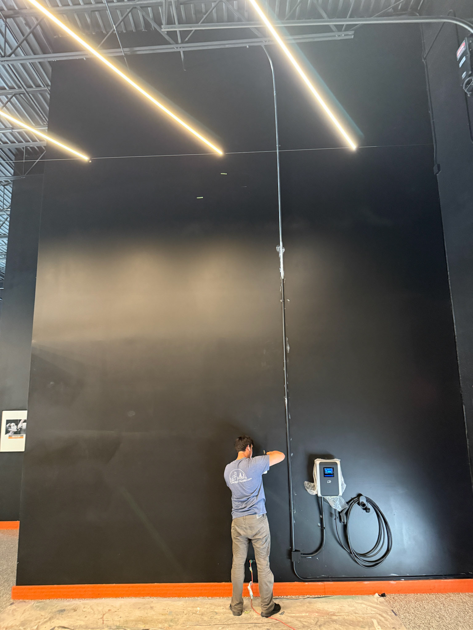 Starting Custom Hand-Painted Signage with Mercedes in Joliet, Illinois