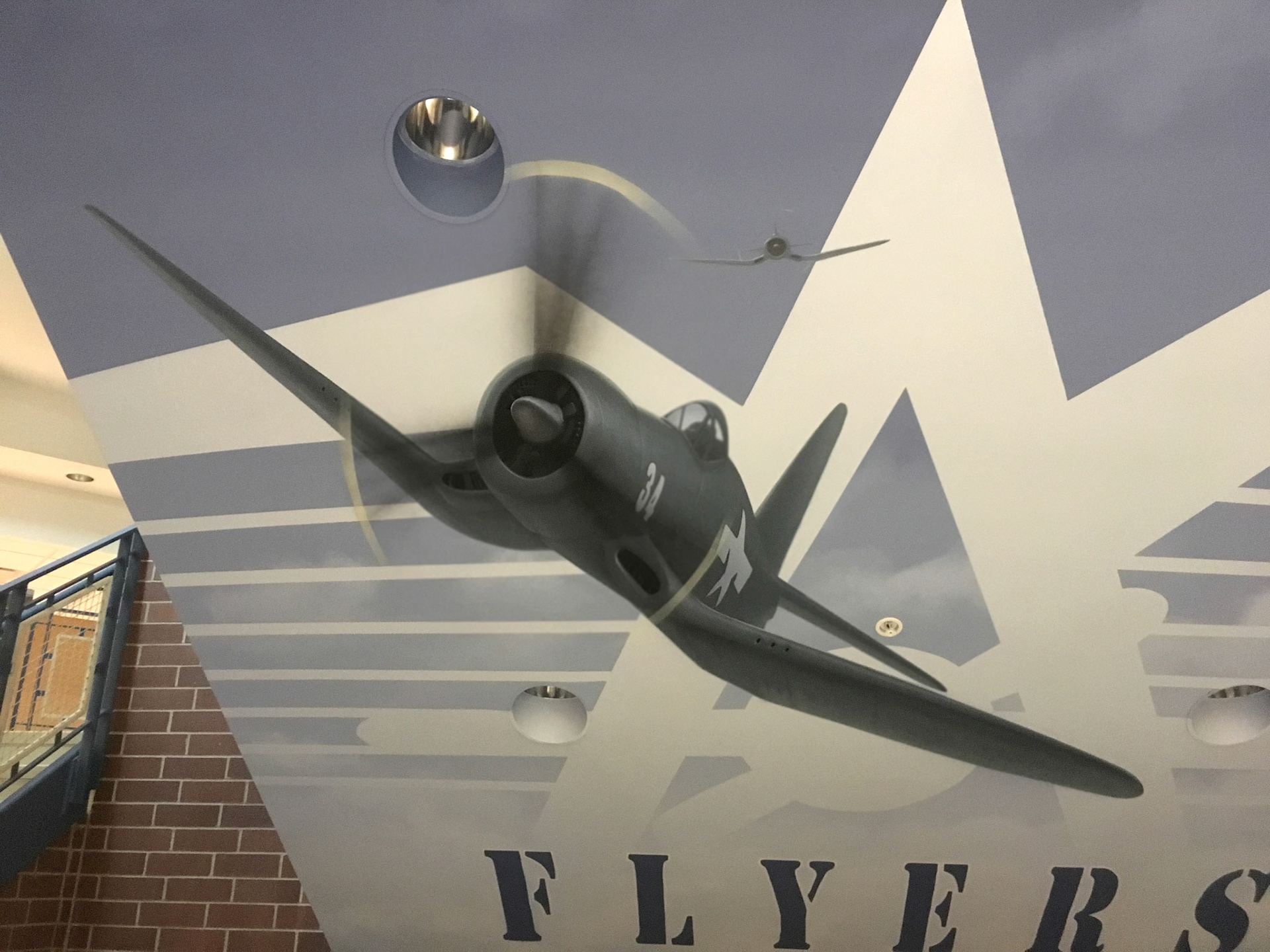 Completed mural section