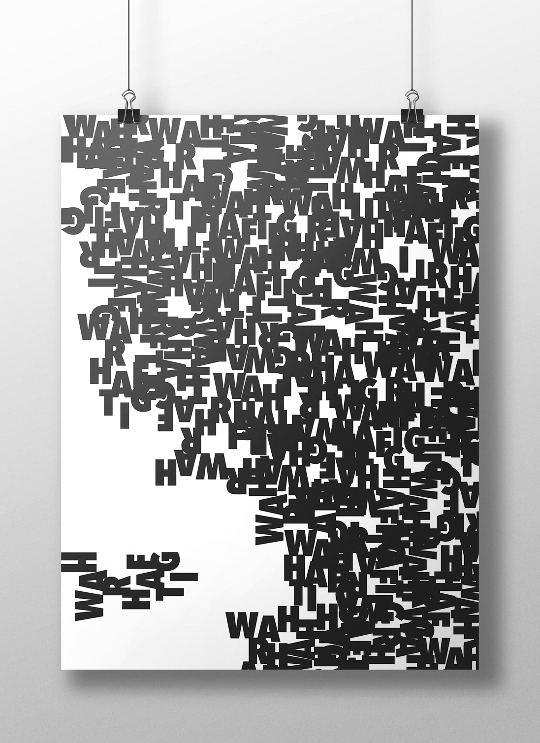 Typografie-Poster