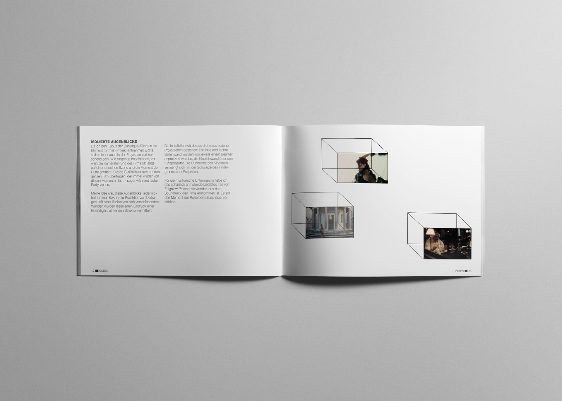 Dokumentation des Projekts "CUBES"