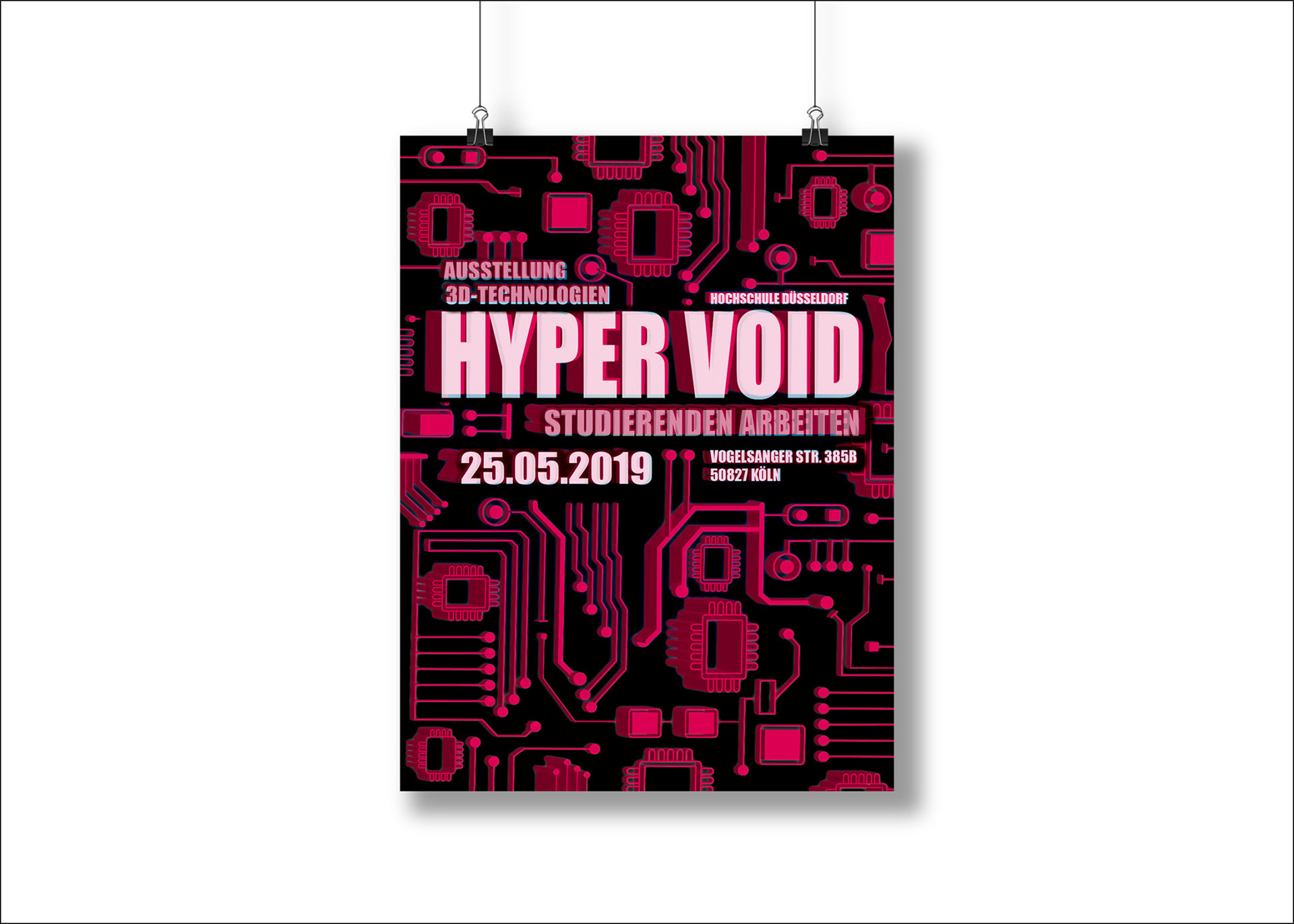 Plakat Ausstellung "Immersive Room"