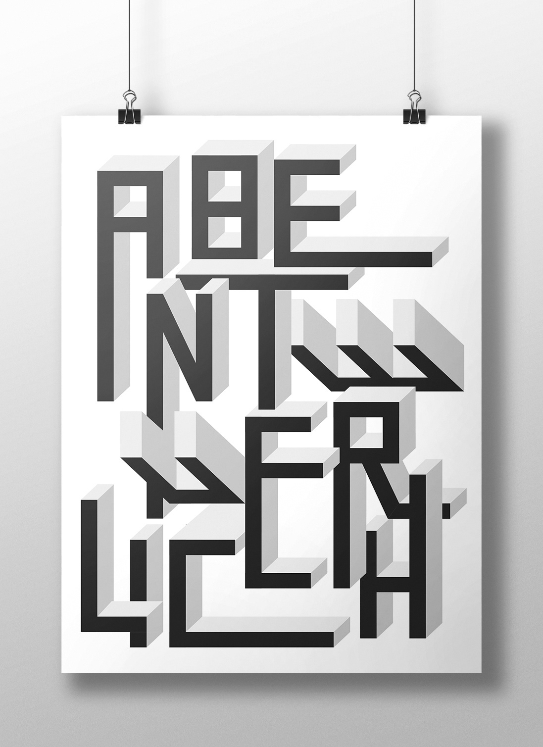 Typografie-Poster
