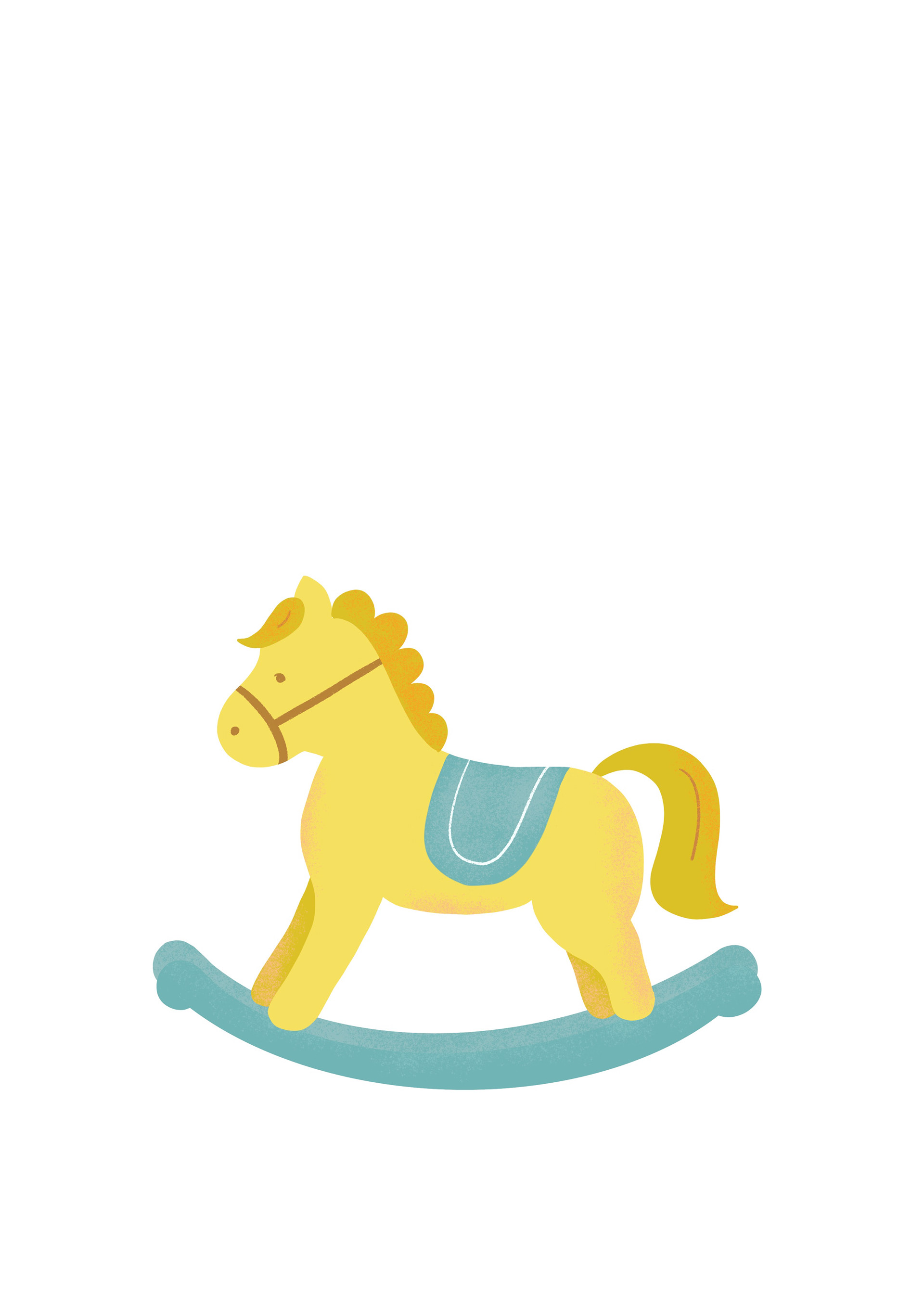 Rocking horse in Procreate