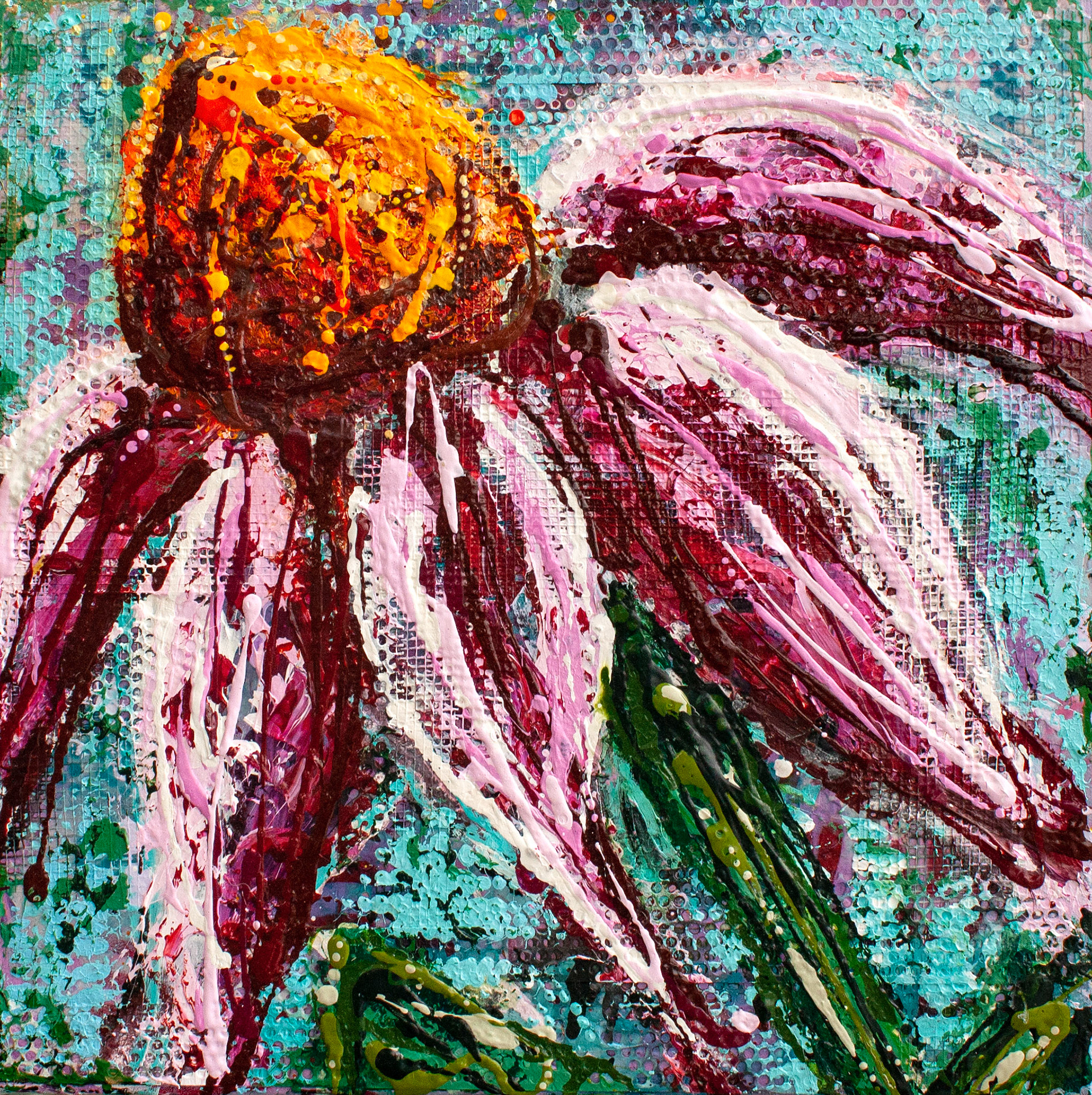 Evelina (14"x14") $175