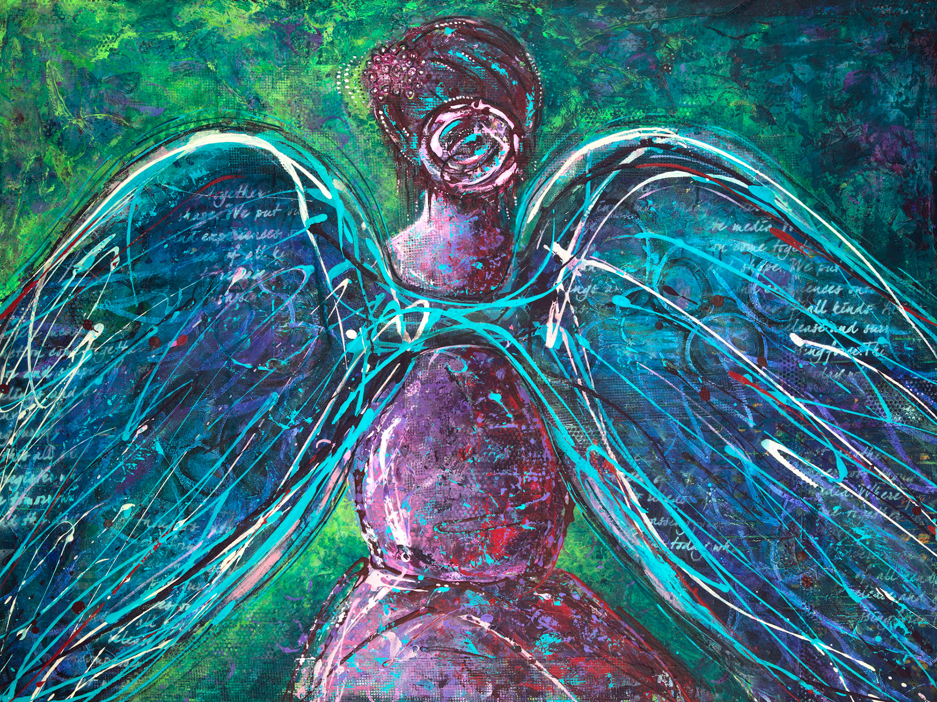 Angel (3’ 6” x 2’ 6”) $700