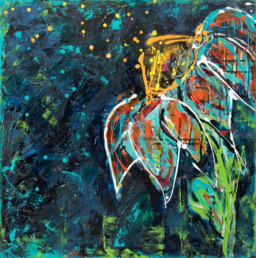 Blossom (2'6" x 2'6") $600
