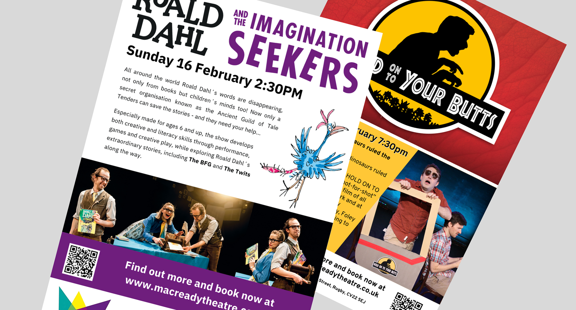 Macready theatre show flyers