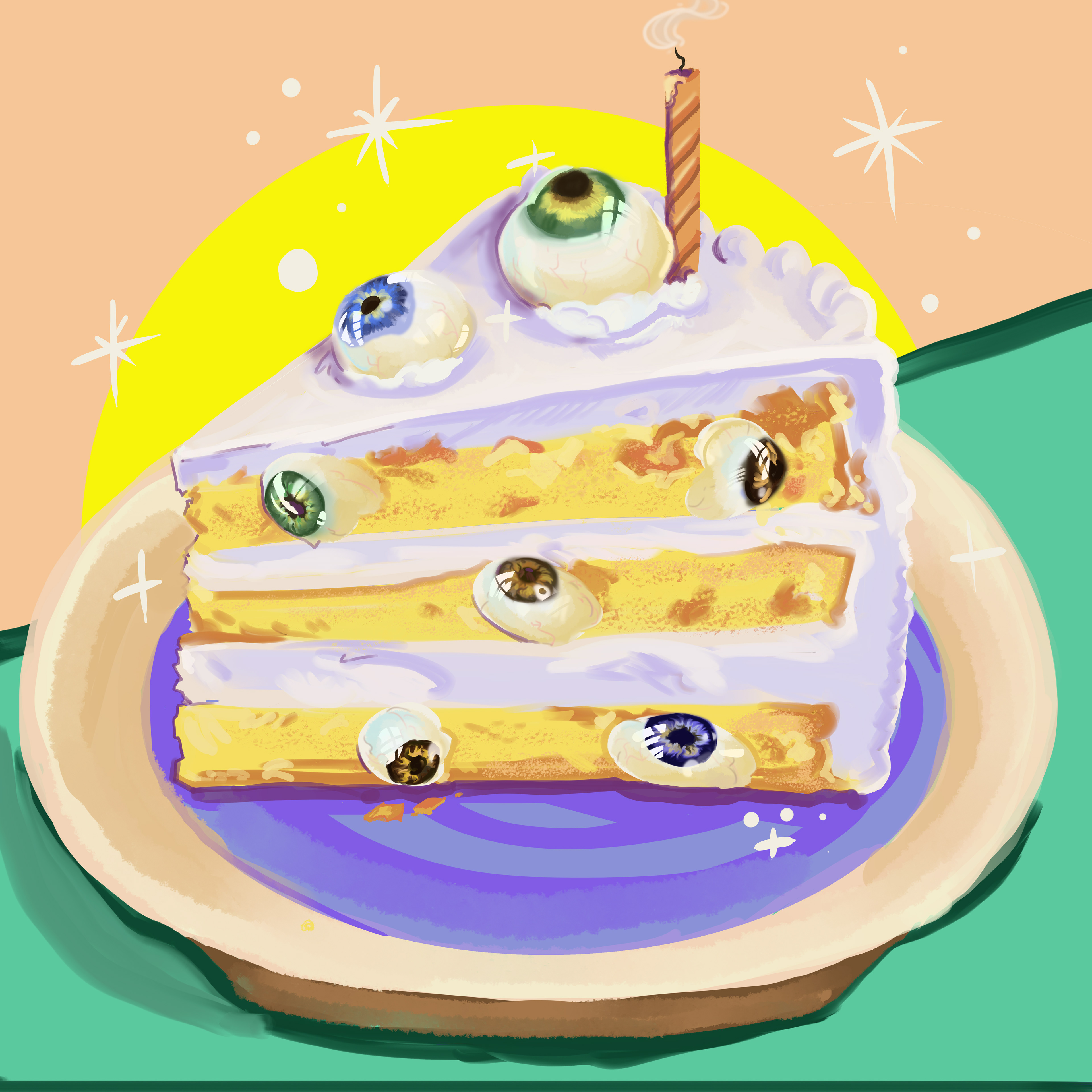Eye Cake| Photoshop| 2024