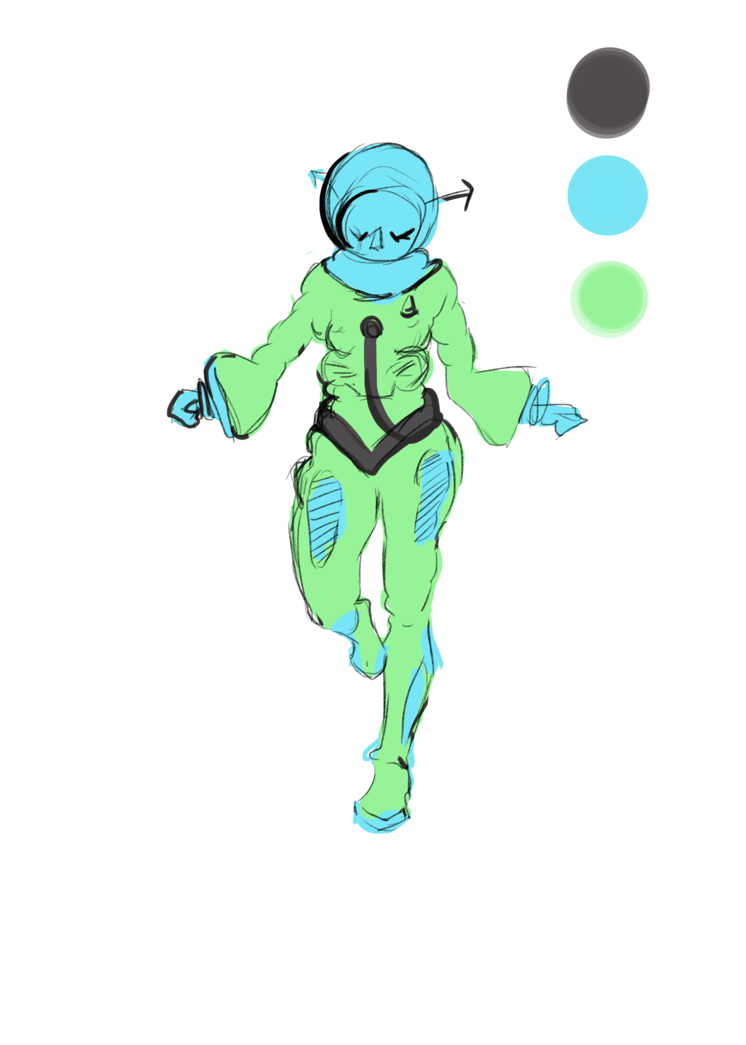 Character turnaround| Photoshop| 2026