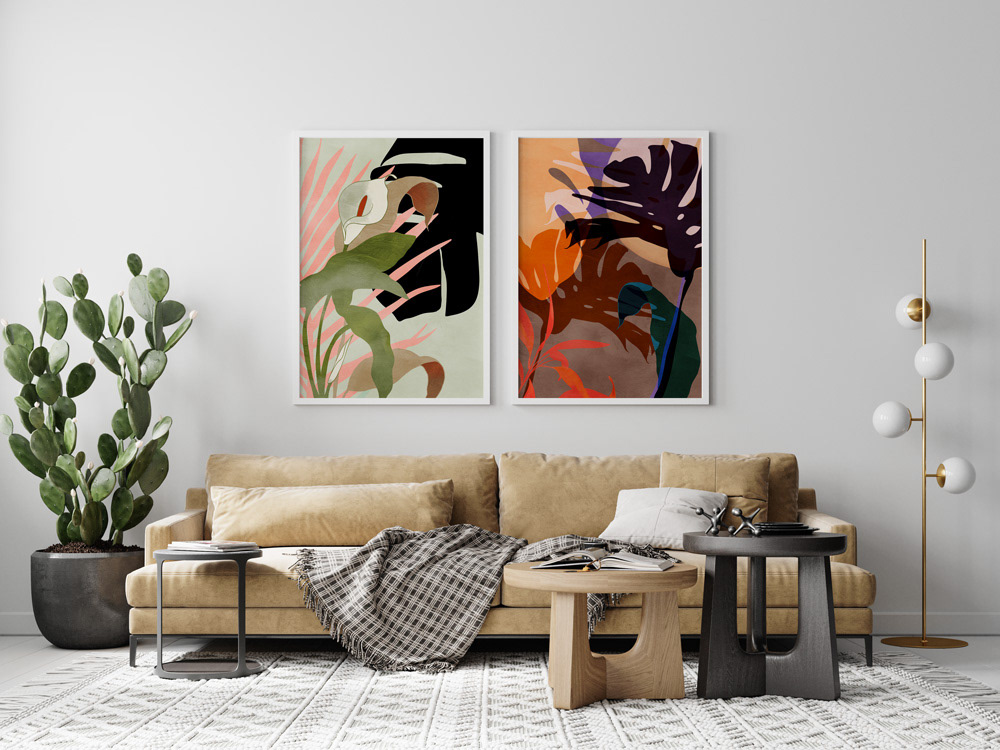 la maison fleurie - illustrations