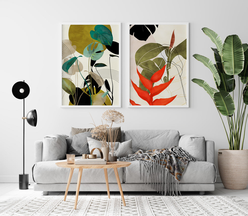 la maison fleurie - illustrations