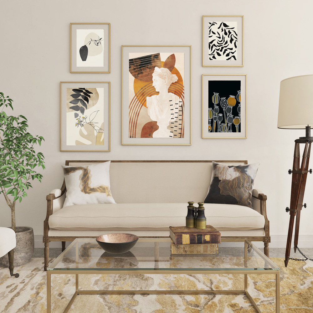 la maison fleurie - illustrations