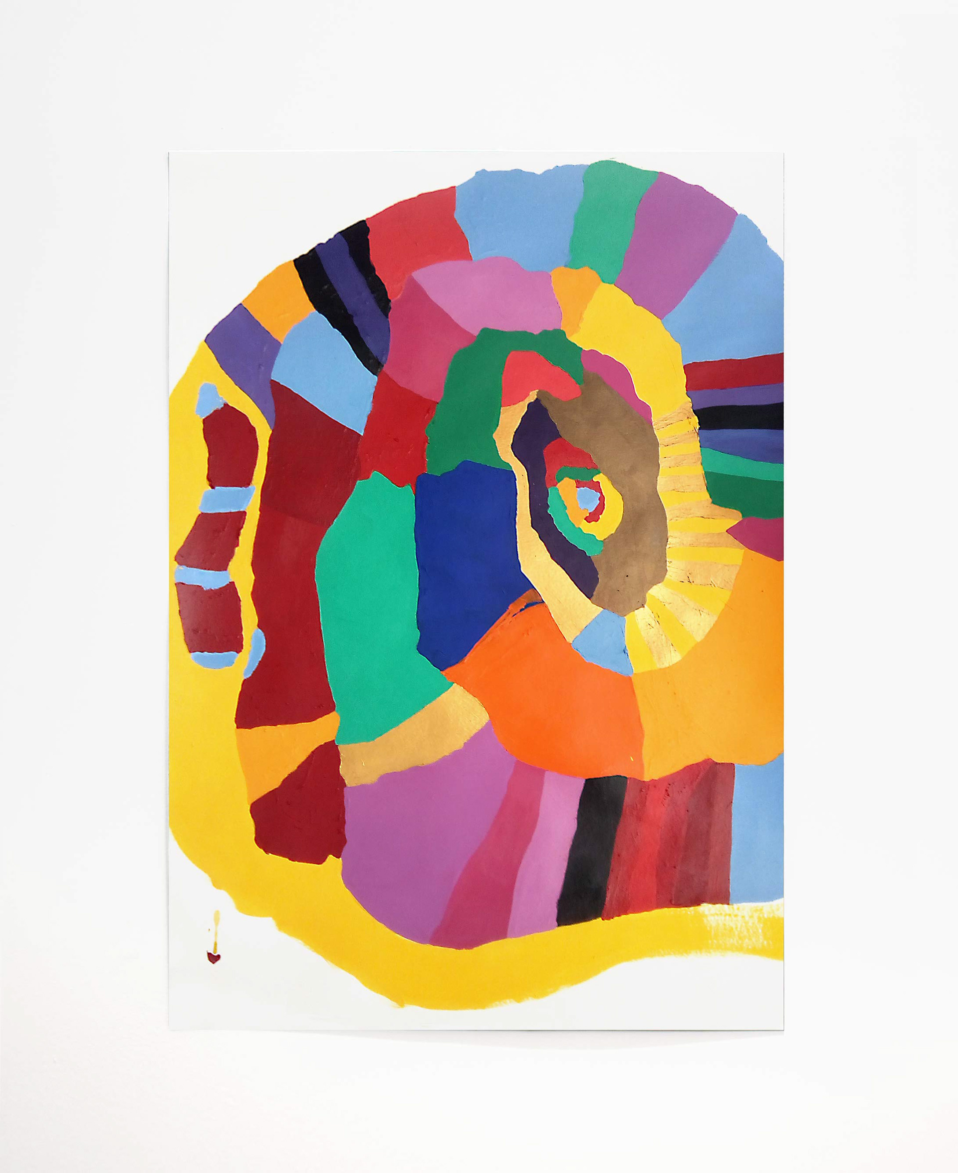 Taking the Long Way Home, acrylic on paper, 22" x 30"​​​​​​​ , 2020