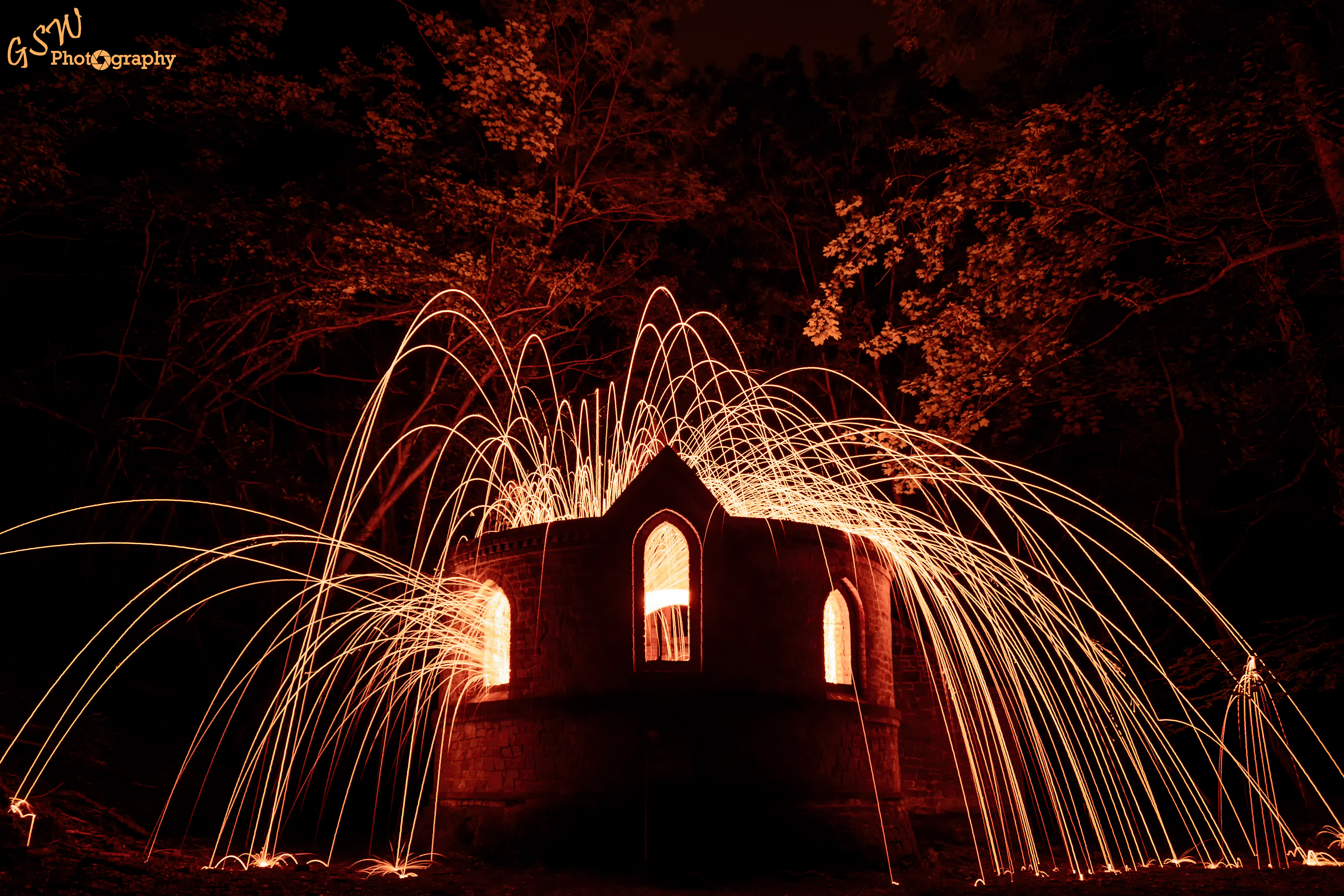 Fire in Church, Sussex